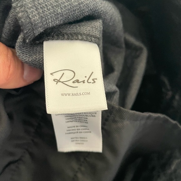 Rails Edem black faux leather midi skirt - Picture 13 of 14